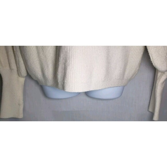 ANDTHEWHY Beige Turtleneck Sweater Size S/M; Dolman Sleeve; Stretch; Soft; Knit - Picture 5 of 15